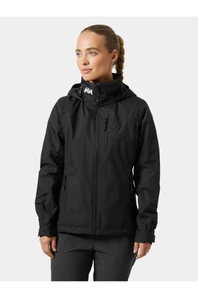 Helly Hansen Crew Midlayer 2.0 kadın siyah kapüşonlu polarlı mont HHA.34447-HHA.990