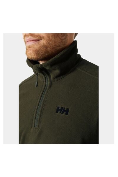 HELLY HANSEN Mount Yeşil Erkek Yarım Fermuarlı Polar HHA.12001-431