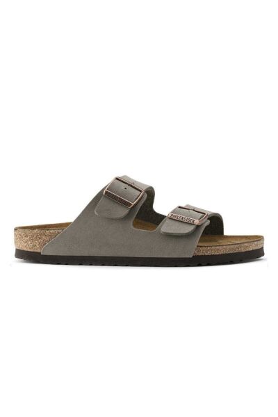 BIRKENSTOCK Arizona BS Stone (Gri) Unisex Çift Tokalı Terlik 151213