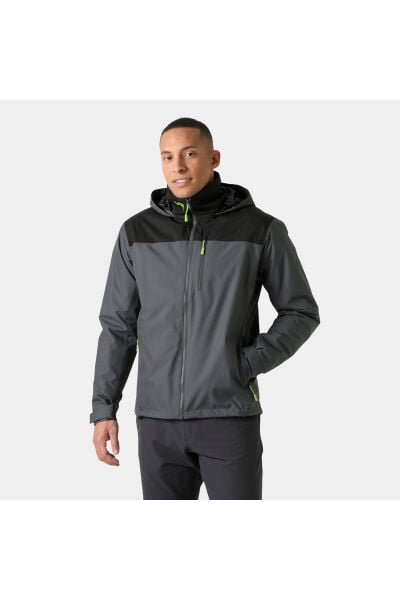 Helly Hansen Crew Midlayer 2.0 erkek Thunder Grey (Gri) kapüşonlu polarlı mont HHA.34442-HHA.831