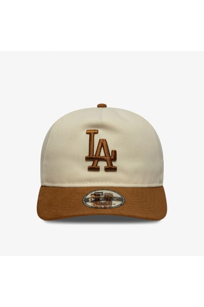 New Era Suede Visor 9FIFTY A-Frame LA Dodgers unisex bej süet siperli şapka 60771821