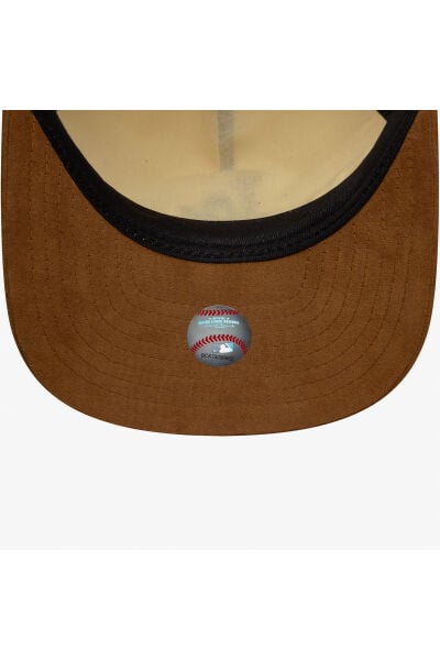 New Era Suede Visor 9FIFTY A-Frame LA Dodgers unisex bej süet siperli şapka 60771821
