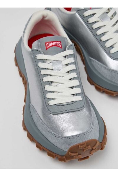 CAMPER Drift Trail kadın gri/mavi deri ve nubuk sneaker K201586-026
