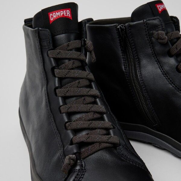 CAMPER Peu Pista GM GORE-TEX erkek siyah deri bot K300287-034