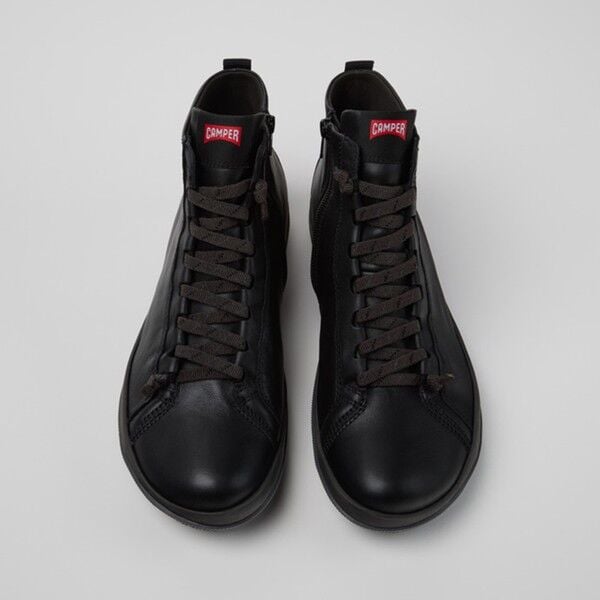 CAMPER Peu Pista GM GORE-TEX erkek siyah deri bot K300287-034