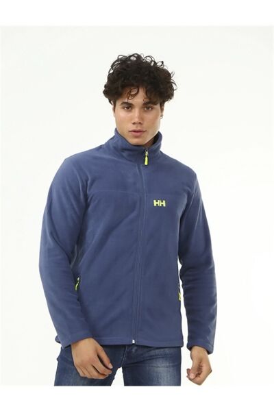 Helly Hansen Zippy Erkek Deep Steel Mavi Tam Fermuarlı Polar Mont HH..12007 HHA.576