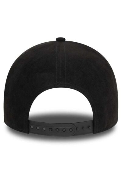 New Era Faux Suede 9FORTY E-Frame New York Yankees unisex siyah şapka 60580814