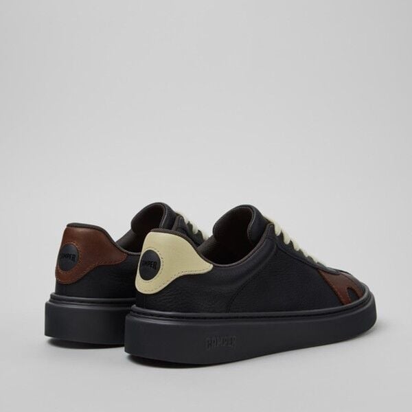 CAMPER Twins kadın siyah/çok renkli deri sneaker K201909-006