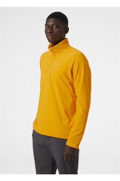 HELLY HANSEN Mount Fleece Cloudberry (Turuncu) Erkek Yarım Fermuarlı Polar HHA.12001-328