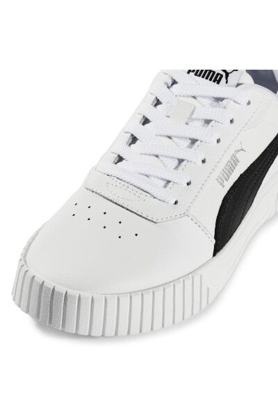 PUMA Carina 2.0 Beyaz/Siyah/Gümüş Kadın Sneaker 38584907