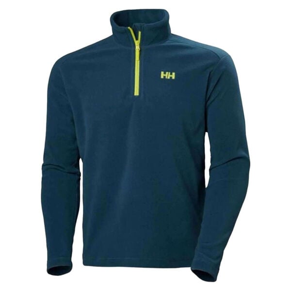 HELLY HANSEN Mount Fleece Deep Steel (Lacivert) Erkek Yarım Fermuarlı Polar HHA.12001-576