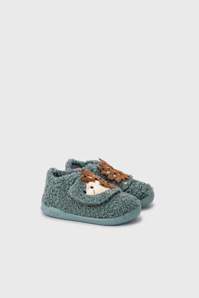 IGOR Homie Erizo unisex çocuk yeşil cırt cırtlı panduf W10349-013