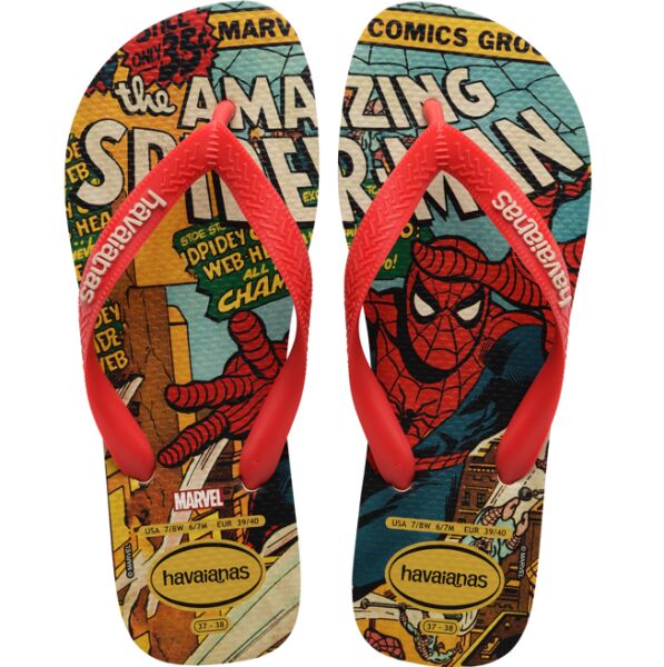 HAVAIANAS Top Marvel Classics Spiderman Unisex Çocuk Parmak Arası Terlik 4147012-8746