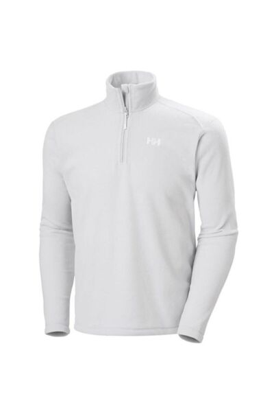 HELLY HANSEN Mount Fleece Grey Fog (Gri) Erkek Yarım Fermuarlı Polar HHA.12001-853