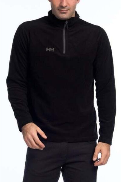 HELLY HANSEN Mount Fleece Siyah Erkek Yarım Fermuarlı Polar HHA.12001-990