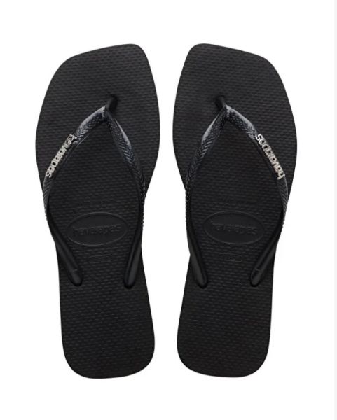 Havaianas Square Logo Metallic Black/Silver 4148257-2976
