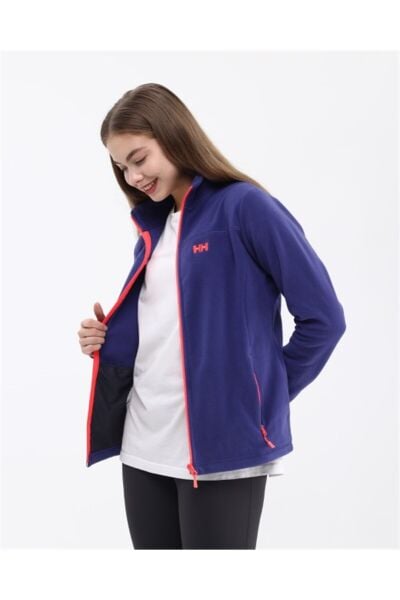HELLY HANSEN W Full-Zip Pagoda (Mor) Kadın Polar Mont HHA.15011-596