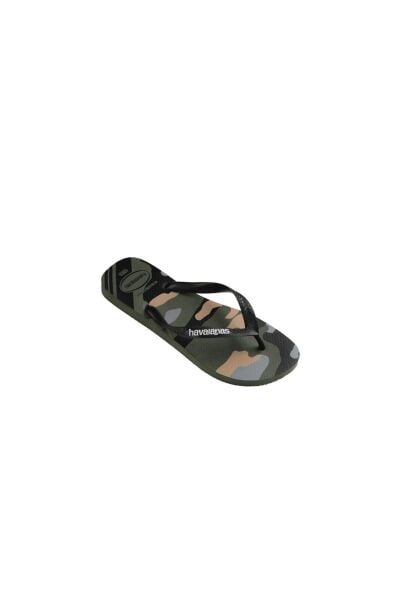 Top Camu Green Oliveblack Koyu Yeşil Erkek Terlik