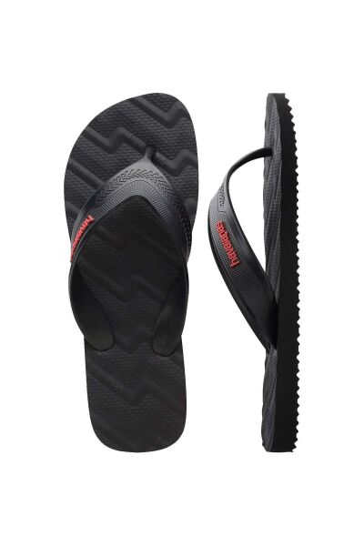Track Waves Black Erkek Terlik 0090