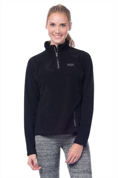 HELLY HANSEN Slope Siyah Kadın Yarım Fermuarlı Polar HHA.15001-990