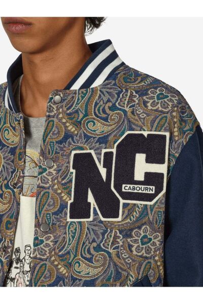 VANS Vault x Nigel Cabourn Letterman Çok Renkli Erkek Kolej Ceketi VN0A7SRQ4481