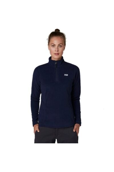 HELLY HANSEN Slope Navy (Lacivert) Kadın Yarım Fermuarlı Polar HHA.15001-599