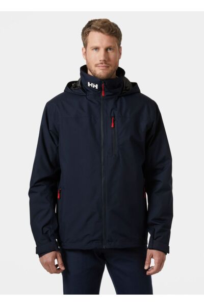HH Crew Hooded Midlayer Jacket 2.0 Lacivert Erkek Kapüşonlu Yelken Montu HHA.34442-HHA.597