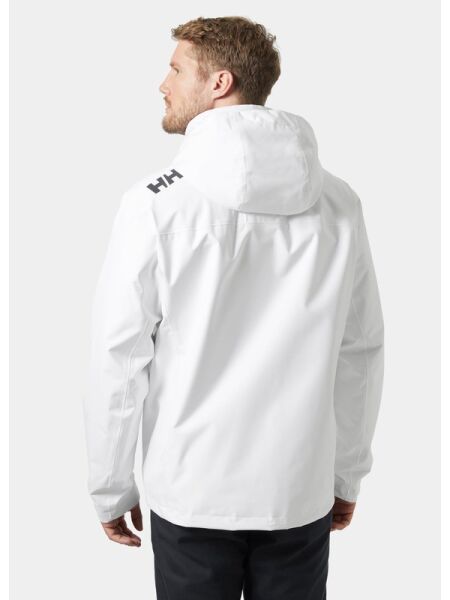 HH Crew Hooded Midlayer Jacket 2.0 Beyaz Erkek Kapüşonlu Yelken Montu 34442-HHA.001