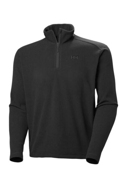 HELLY HANSEN Light Half Zip Siyah Erkek Yarım Fermuarlı Polar HH..12010-HHA.990