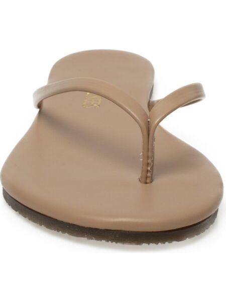 TKEES Classic Flip Flop Cream (Krem) Kadın Parmak Arası Terlik TK-2011