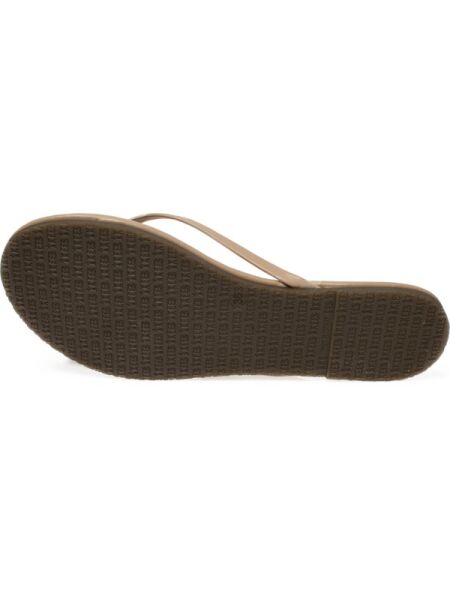 TKEES Classic Flip Flop Cream (Krem) Kadın Parmak Arası Terlik TK-2011