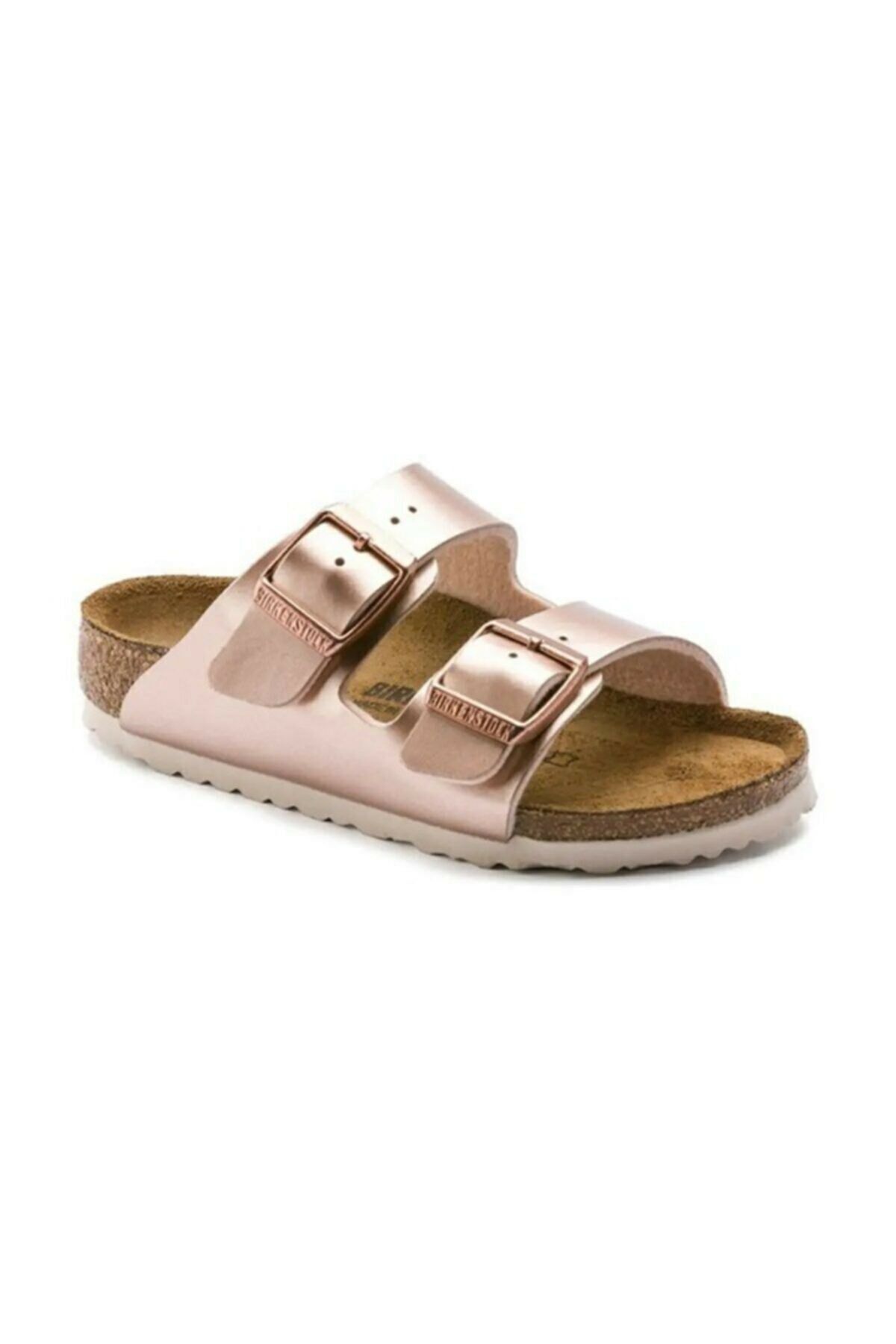Birkenstock Arizona Bf Metallic Pembe Terlik 1012478