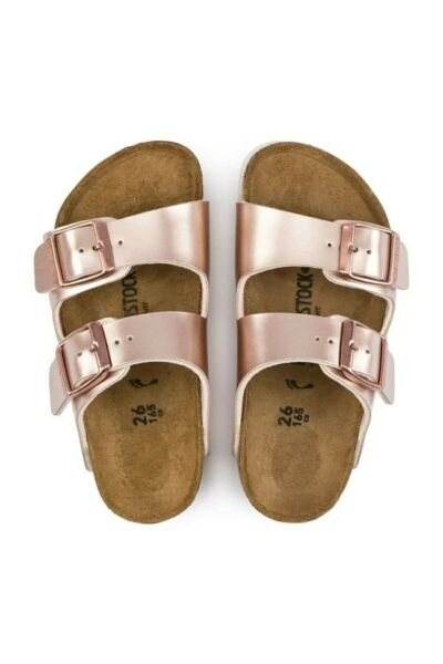 Birkenstock Arizona Bf Metallic Pembe Terlik 1012478