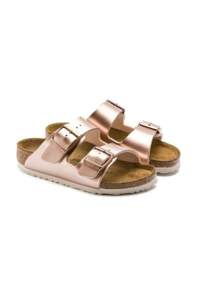 Birkenstock Arizona Bf Metallic Pembe Terlik 1012478