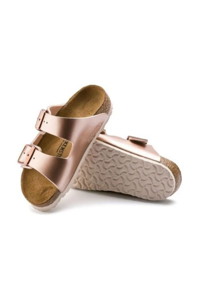 Birkenstock Arizona Bf Metallic Pembe Terlik 1012478