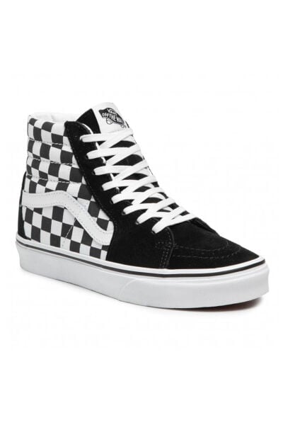 VANS Sk8-Hi Checkerboard Siyah Beyaz Unisex Sneaker Ayakkabı VN0A32QGHRK