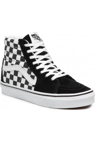 VANS Sk8-Hi Checkerboard Siyah Beyaz Unisex Sneaker Ayakkabı VN0A32QGHRK