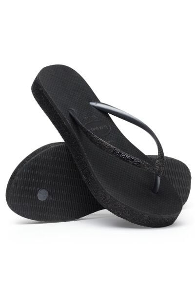 Havaianas Slim Platform Sparkle Black Kadın Terlik 414609-0090
