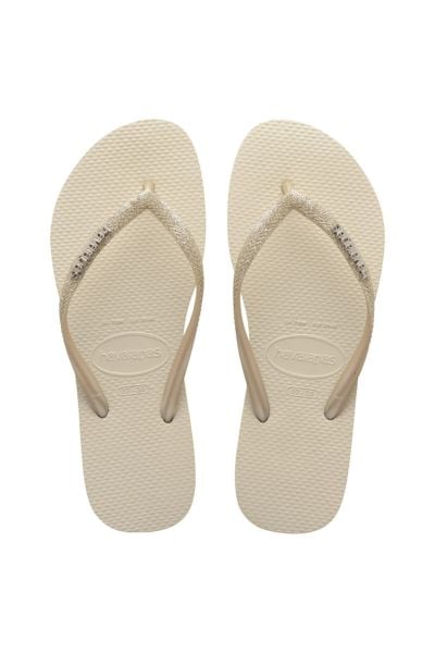 Havaianas Kadın Bej Slim Glitter Terlik 0154