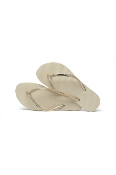 Havaianas Kadın Bej Slim Glitter Terlik 0154