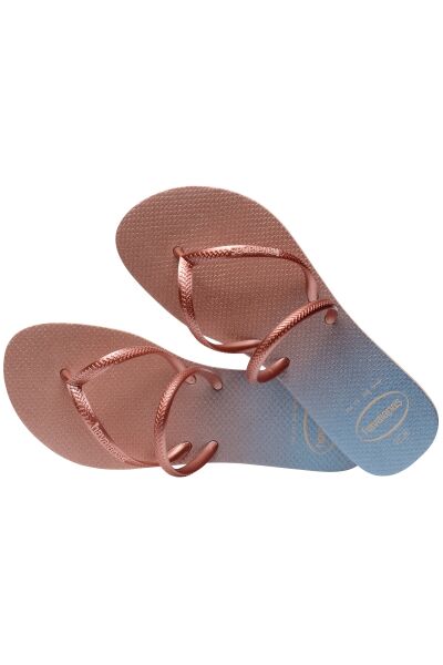 HAVAIANAS Flat Duo Iridescent Ballet Rose Parmak Arası Terlik 0076