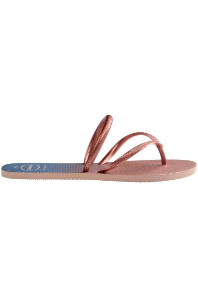 HAVAIANAS Flat Duo Iridescent Ballet Rose Parmak Arası Terlik 0076