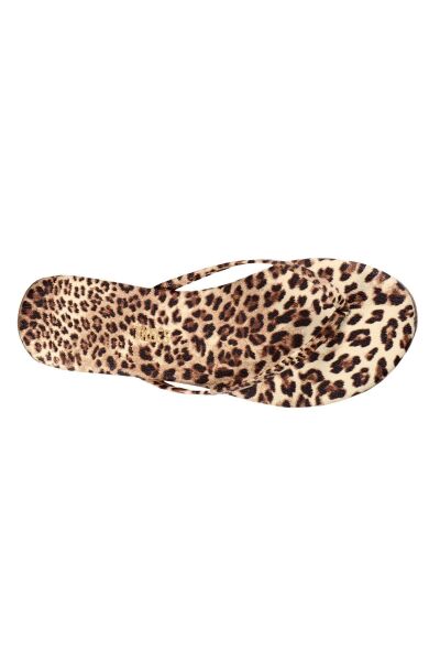 TKEES Classic Leopar Kadın Parmak Arası Terlik TK-2081