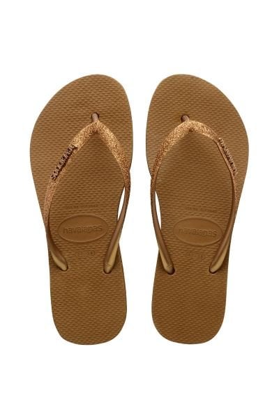 Havaianas Slim Platform Sparkle Bronze 4147256-1856
