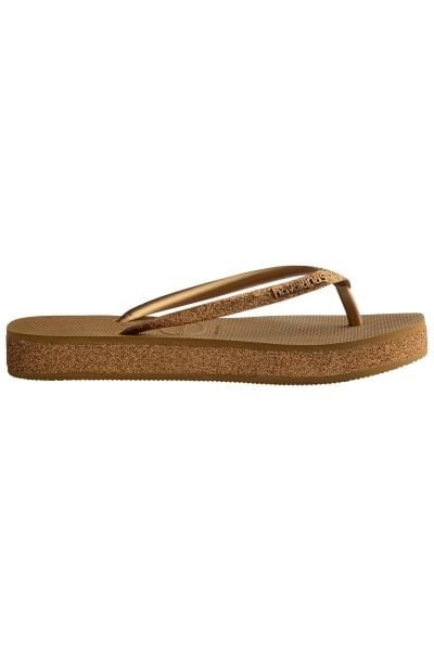 Havaianas Slim Platform Sparkle Bronze 4147256-1856