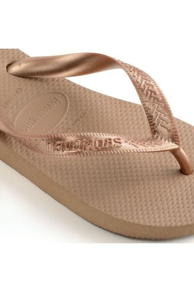 HAVAIANAS Top Tiras Rose Gold (Gül Kurusu) Kadın Parmak Arası Terlik 4137428-3581