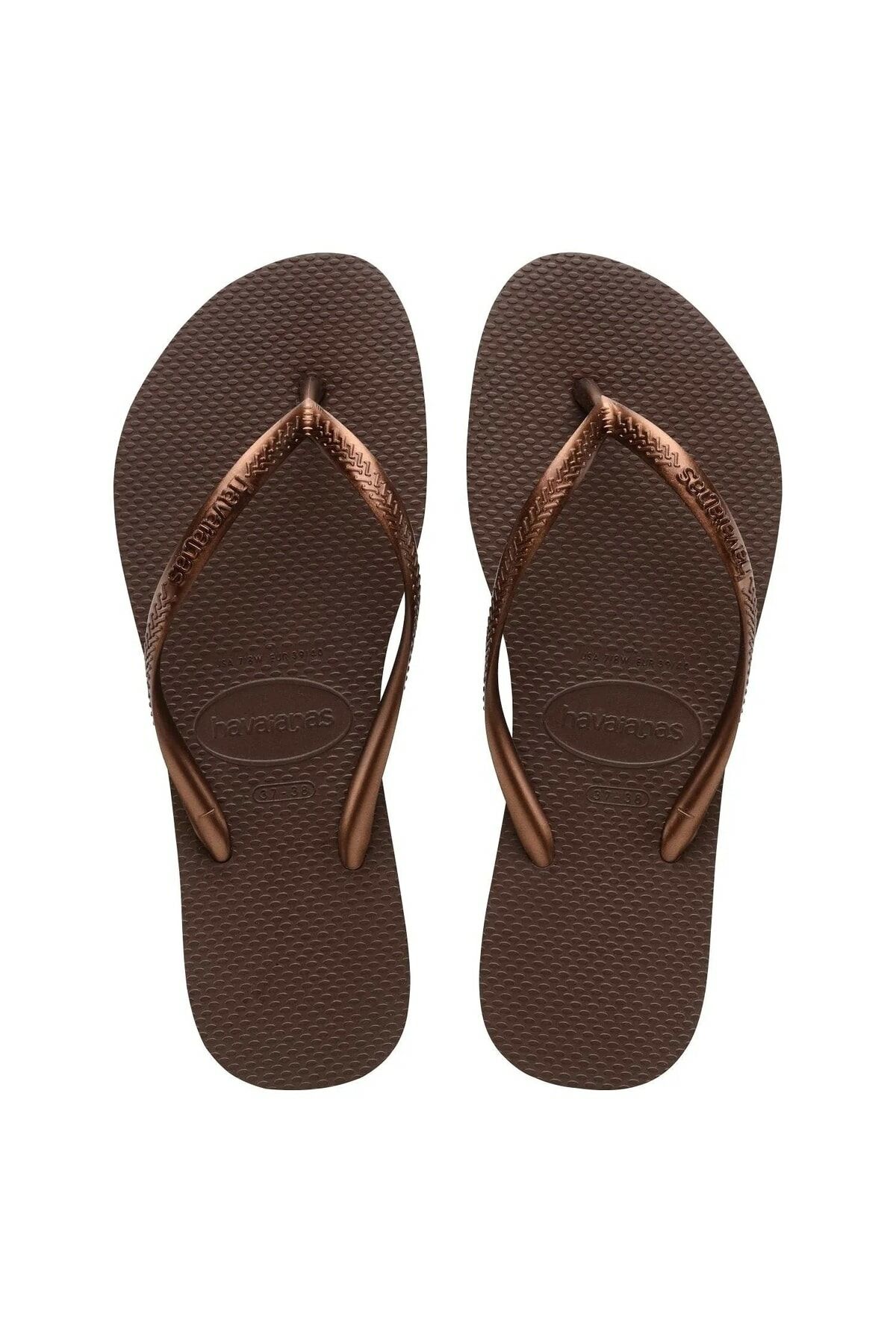 Havaianas  Slim Dark Brown Terlik 5964