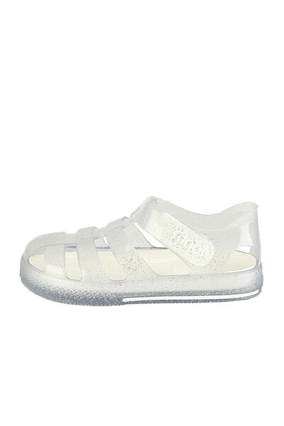 IGOR Star Glitter Cristal (Şeffaf Beyaz) Kız Çocuk Simli Sandalet S10265-209