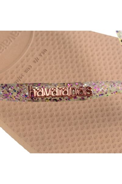 Havaianas Slim Square Logo Metalik Sandalet 4148257-3581