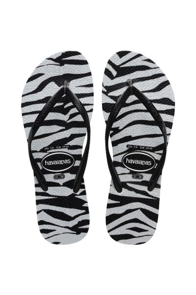 HAVAIANAS Slim Animals Glitter Siyah Kadın Parmak Arası Terlik 4147852-0090